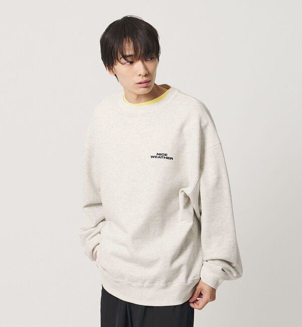 NICE WEATHER「＜NICE WEATHER＞ロゴ スウェット」|Tシャツ・カットソー|