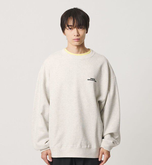 NICE WEATHER「＜NICE WEATHER＞ロゴ スウェット」|Tシャツ・カットソー|