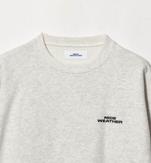 NICE WEATHER「＜NICE WEATHER＞ロゴ スウェット」|Tシャツ・カットソー|