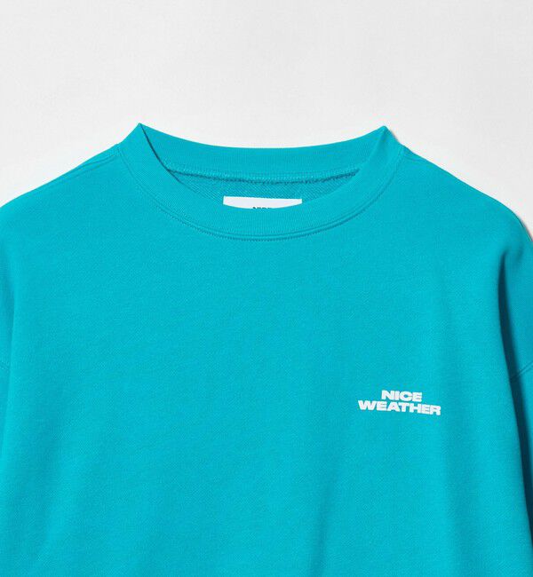 NICE WEATHER「＜NICE WEATHER＞ロゴ スウェット」|Tシャツ・カットソー|