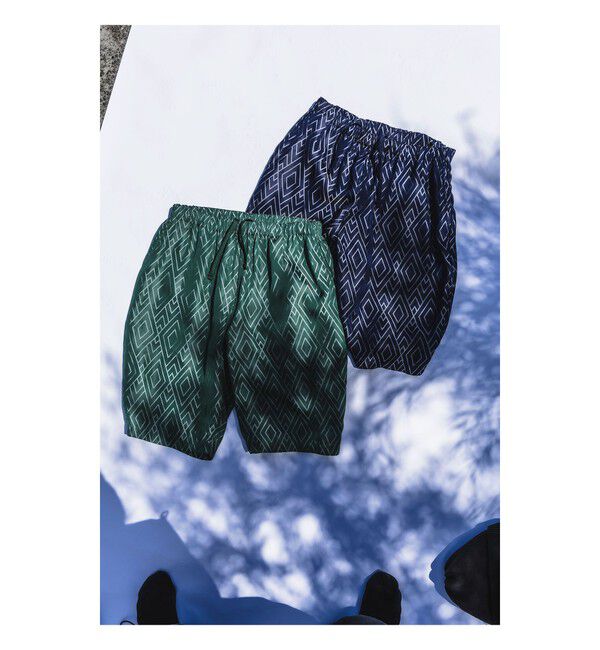 BEAMS PLUS「Easy Shorts Cupro Diamond Pattern」|その他|