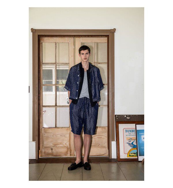 BEAMS PLUS「Easy Shorts Cupro Diamond Pattern」|その他|