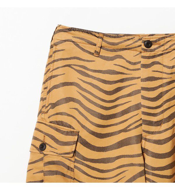BEAMS PLUS「MIL 6 Pocket Cotton Satin Jacquard」|チノ|