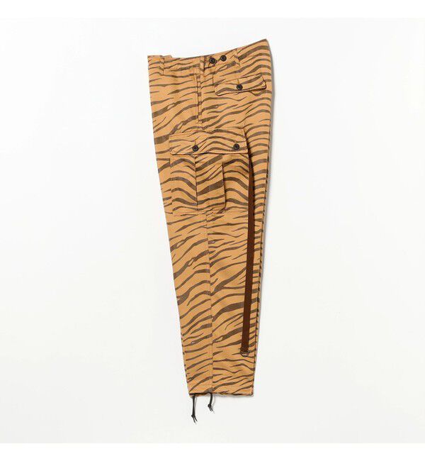 BEAMS PLUS「MIL 6 Pocket Cotton Satin Jacquard」|チノ|