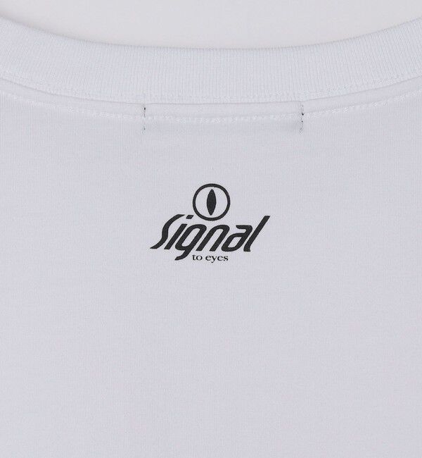 SHIPS「SHIPS:〈遮熱/UVカット/吸水速乾/接触冷感〉SHELTECH(R) ロゴ Tシャツ」|Tシャツ・カットソー|