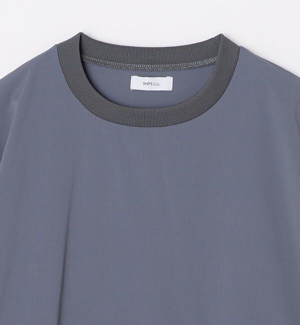 SHIPS any「【WEB限定】〈接触冷感/撥水〉ワッシャーナイロン スピンドル Tシャツ＋イージーショーツ セットアップ◇」|Tシャツ・カットソー|