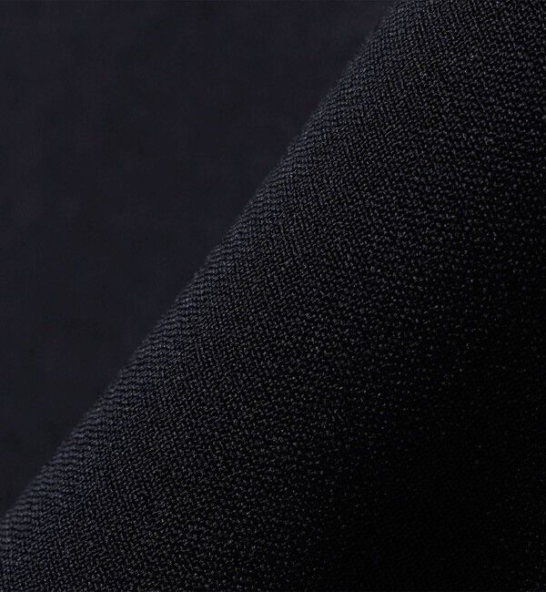SHIPS any「【WEB限定】〈洗濯機可能〉ダブルクロス  ペプラム ノーカラー ジャケット［NAVY BLUE］」|ノーカラージャケット|