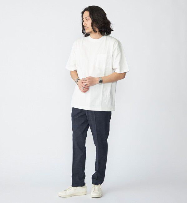 SHIPS「SHIPS: コットンUSA クルーネック ポケット Tシャツ」|Tシャツ・カットソー|
