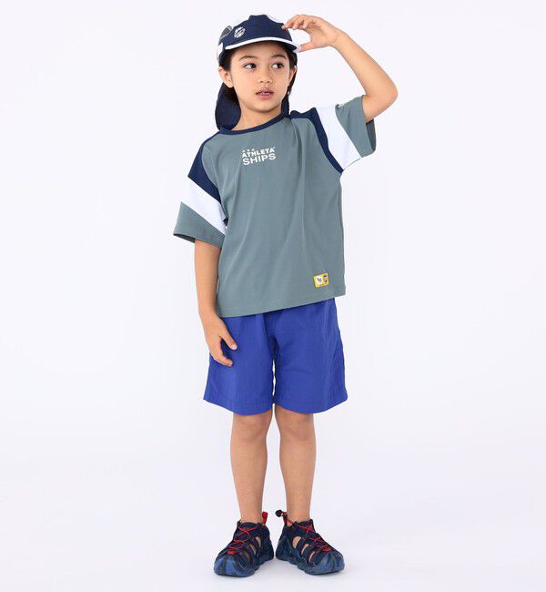SHIPS KIDS「【SHIPS KIDS別注】ATHLETA:100～125cm /〈接触冷感〉TEE」|Tシャツ・カットソー|