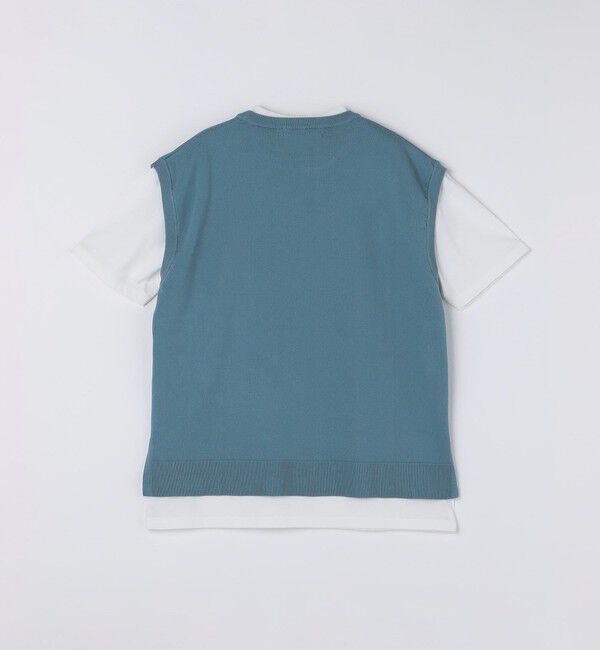 SHIPS Colors 「SHIPS Colors:〈洗濯機可能〉ベスト Tシャツ アンサンブル◇」|ニット・セーター|