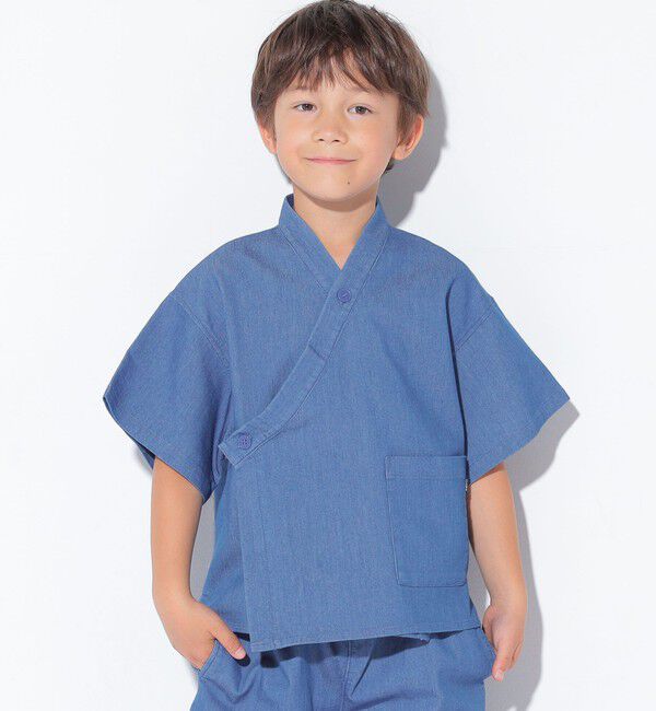 SHIPS KIDS「SHIPS KIDS:100～130cm / デニム 甚平」|その他|