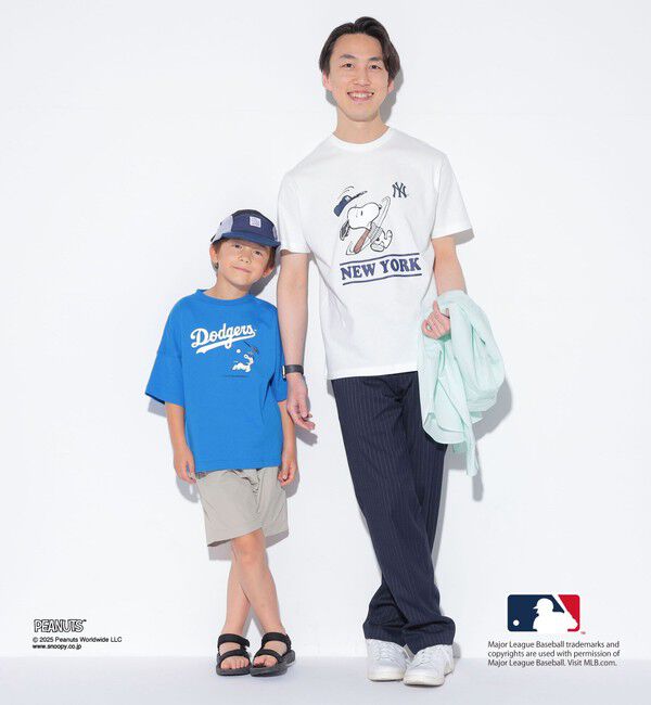 SHIPS「SHIPS: PEANUTS&times;MLB プリント Tシャツ」|Tシャツ・カットソー|