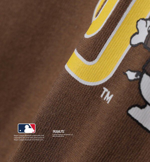 SHIPS「SHIPS: PEANUTS&times;MLB プリント Tシャツ」|Tシャツ・カットソー|