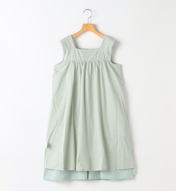 SHIPS KIDS「SHIPS KIDS:140～150cm / クロシェ ノースリーブ ワンピース」|ワンピース|