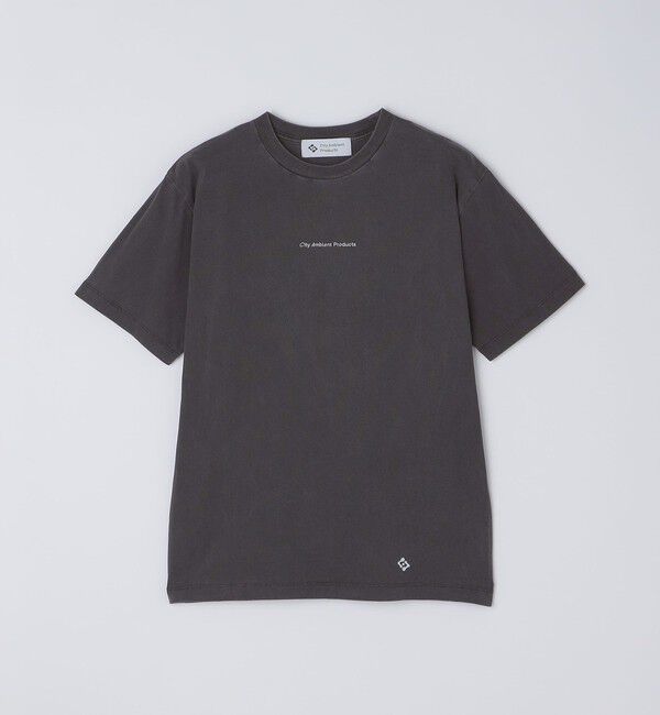 SHIPS「City Ambient Products: フラワー プリント フェード ピグメント Tシャツ」|Tシャツ・カットソー|