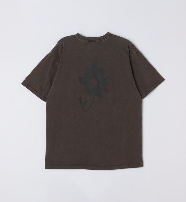 SHIPS「City Ambient Products: フラワー プリント フェード ピグメント Tシャツ」|Tシャツ・カットソー|