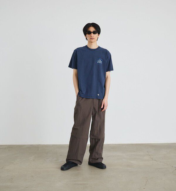 SHIPS「City Ambient Products: フラワー プリント フェード ピグメント Tシャツ」|Tシャツ・カットソー|