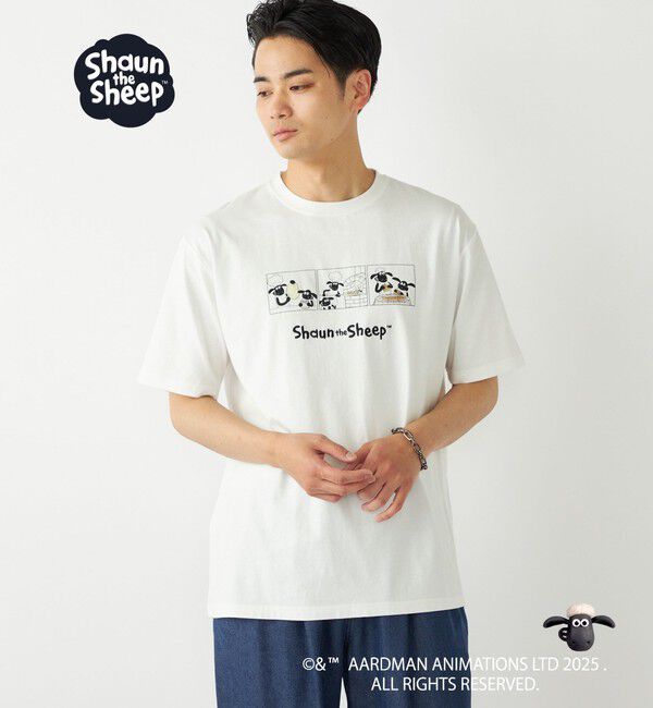 SHIPS Colors 「SHIPS Colors:ひつじのショーン コミック プリント Tシャツ◇」|Tシャツ・カットソー|