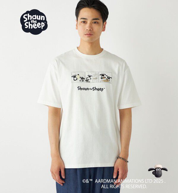 SHIPS Colors 「SHIPS Colors:ひつじのショーン コミック プリント Tシャツ◇」|Tシャツ・カットソー|