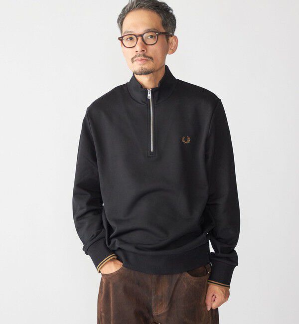 SHIPS「FRED PERRY: ハーフ ジップ スウェット」|スウェット・ジャージ|