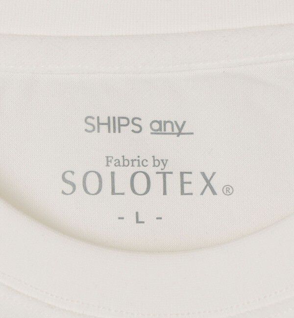 SHIPS any「SHIPS any: SOLOTEX(R) バックピケ リラックス ポケット付き ショートリーブ Tシャツ 26SS◇」|Tシャツ・カットソー|