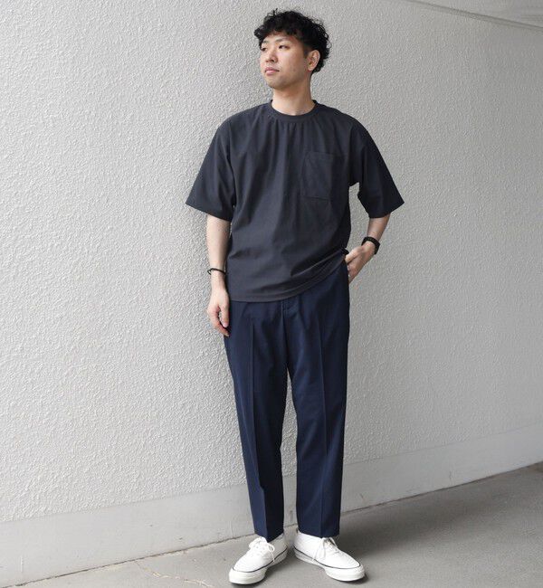 SHIPS any「SHIPS any: SOLOTEX(R) バックピケ リラックス ポケット付き ショートリーブ Tシャツ 26SS◇」|Tシャツ・カットソー|
