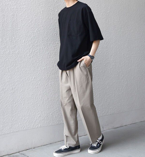 SHIPS any「SHIPS any: SOLOTEX(R) バックピケ リラックス ポケット付き ショートリーブ Tシャツ 26SS◇」|Tシャツ・カットソー|