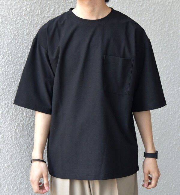 SHIPS any「SHIPS any: SOLOTEX(R) バックピケ リラックス ポケット付き ショートリーブ Tシャツ 26SS◇」|Tシャツ・カットソー|