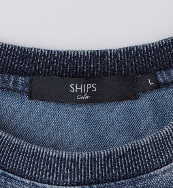 SHIPS Colors 「SHIPS Colors:カット デニム Tシャツ◇」|Tシャツ・カットソー|