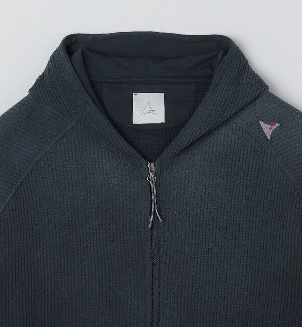 SHIPS「ROA: SUN FADED ORGANIC WAFFLE ZIP UP HOODIE」|パーカー|