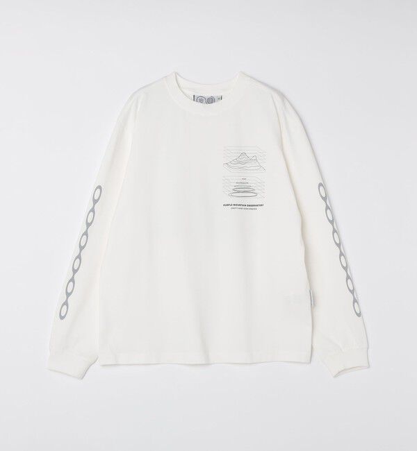 SHIPS「PURPLE MOUNTAIN OBSERVATORY: MAP PROJECTIONS LONG SLEEVE TEE」|Tシャツ・カットソー|ホワイト