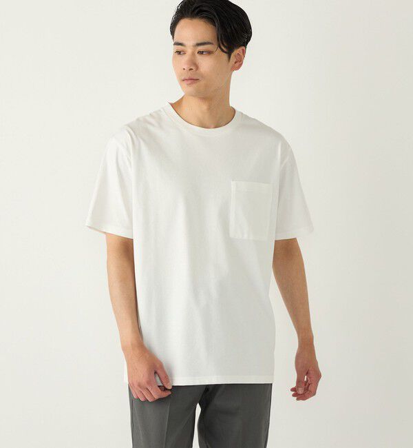 SHIPS Colors 「SHIPS Colors:〈吸水速乾・接触冷感・遮熱〉マルチファンクション ポケット Tシャツ◆」|Tシャツ・カットソー|