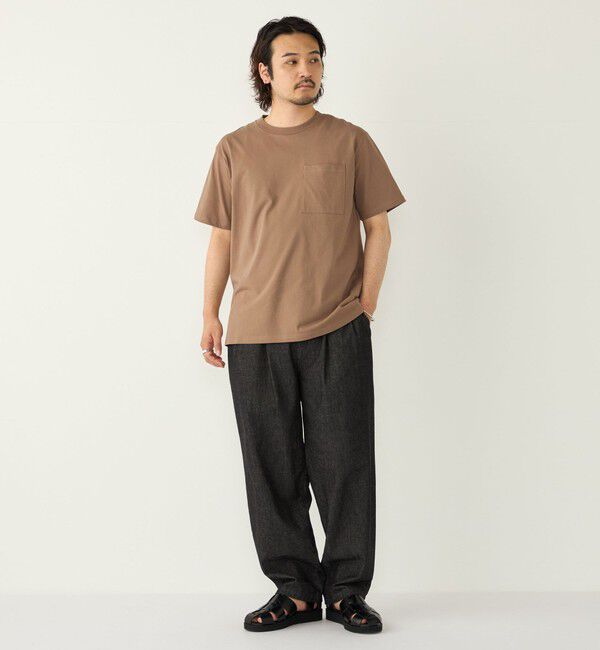 SHIPS Colors 「SHIPS Colors:〈吸水速乾・接触冷感・遮熱〉マルチファンクション ポケット Tシャツ◆」|Tシャツ・カットソー|