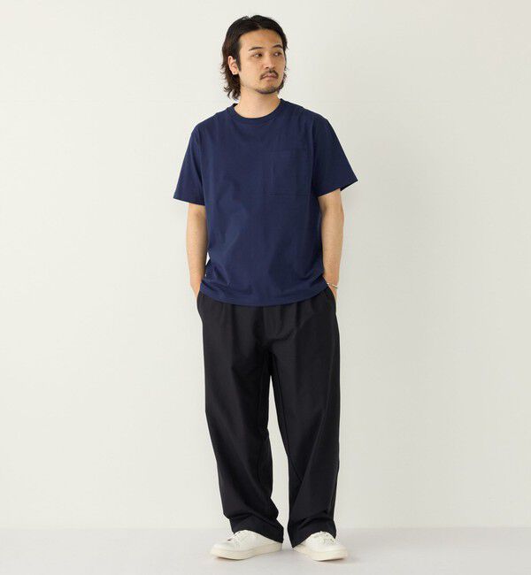 SHIPS Colors 「SHIPS Colors:〈吸水速乾・接触冷感・遮熱〉マルチファンクション ポケット Tシャツ◆」|Tシャツ・カットソー|