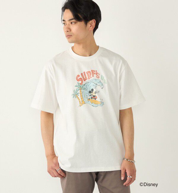 SHIPS Colors 「SHIPS Colors:ミッキーマウス プリント Tシャツ」|Tシャツ・カットソー|