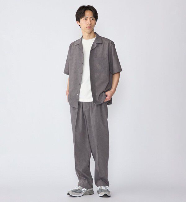 SHIPS「SHIPS:〈セットアップ対応/ 撥水〉Comfy Line DRYAIR ショートスリーブ シャツ」|シャツ・ブラウス|