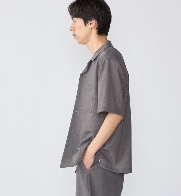 SHIPS「SHIPS:〈セットアップ対応/ 撥水〉Comfy Line DRYAIR ショートスリーブ シャツ」|シャツ・ブラウス|
