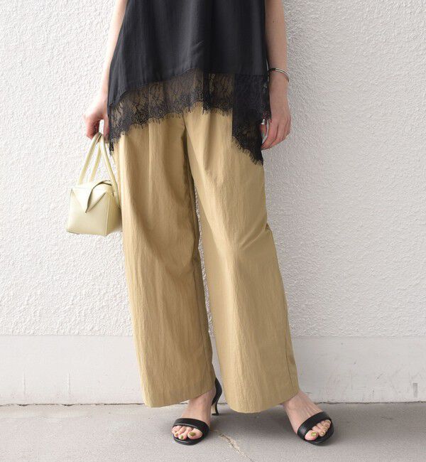SHIPS Colors 「SHIPS Colors:〈接触冷感・UVカット・透湿〉ファンクション イージー パンツ◇」|その他|ベージュ