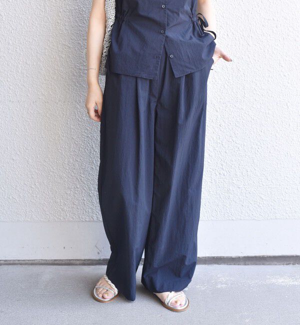 SHIPS Colors 「SHIPS Colors:〈接触冷感・UVカット・透湿〉ファンクション イージー パンツ◇」|その他|ネイビー