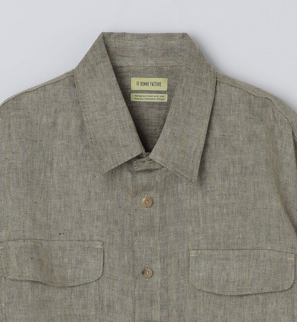 SHIPS「DE BONNE FACTURE: TWO POCKET OVER SHIRT」|シャツ・ブラウス|