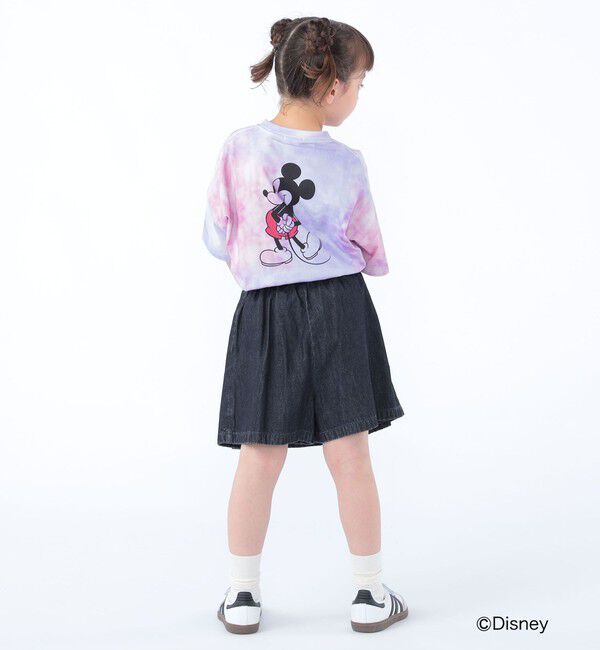 SHIPS KIDS「SHIPS KIDS:100～125cm / ミッキーマウス プリント タイダイ風 Tシャツ」|Tシャツ・カットソー|