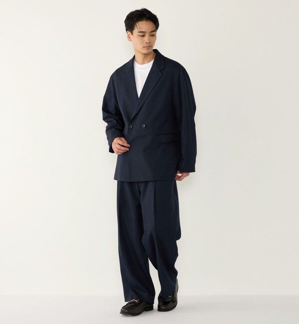 SHIPS Colors 「SHIPS Colors:〈洗濯機可能〉ストレッチ ギャバ ワイド スラックス(セットアップ対応)◇」|その他|