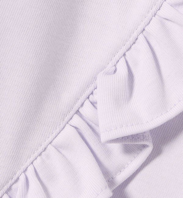 SHIPS for women「【WEB限定】〈洗濯機可能〉オーガニックコットン フリル ロングスリーブ TEE」|Tシャツ・カットソー|