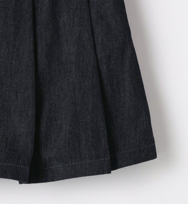 SHIPS KIDS「140～150cm / プリーツ デニム キュロット」|キュロット|