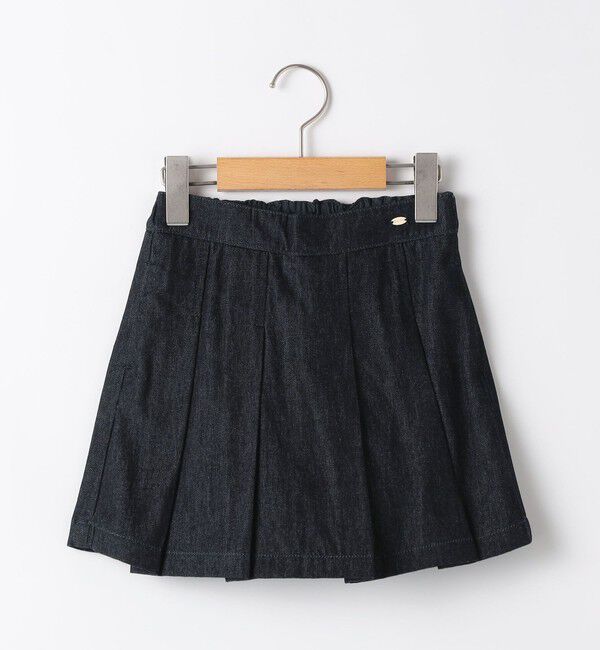 SHIPS KIDS「100～130cm / プリーツ デニム キュロット」|キュロット|