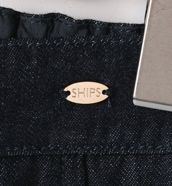 SHIPS KIDS「100～130cm / プリーツ デニム キュロット」|キュロット|