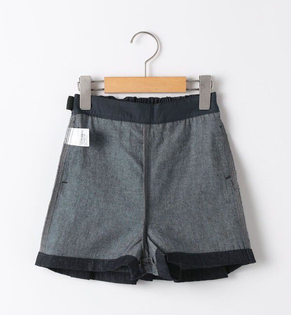 SHIPS KIDS「100～130cm / プリーツ デニム キュロット」|キュロット|