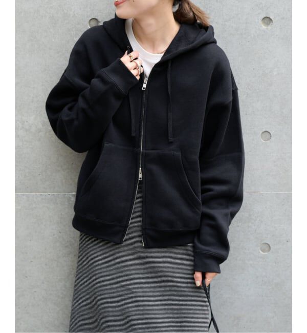 OUTDOOR PRODUCTS Usual Things「≪予約≫DISCUS ex ZIP UP HOODY セットアップ対応」|パーカー|ブラック