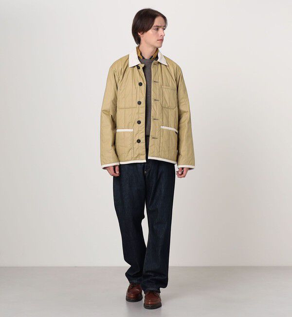 TOMORROWLAND BUYING WEAR「LAVENHAM STUDIO JACKET ピグメントダイ バーティカルキルティングジャケット」|ブルゾン・スタジャン|