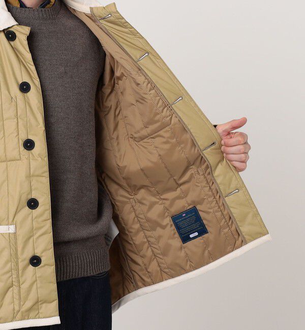 TOMORROWLAND BUYING WEAR「LAVENHAM STUDIO JACKET ピグメントダイ バーティカルキルティングジャケット」|ブルゾン・スタジャン|